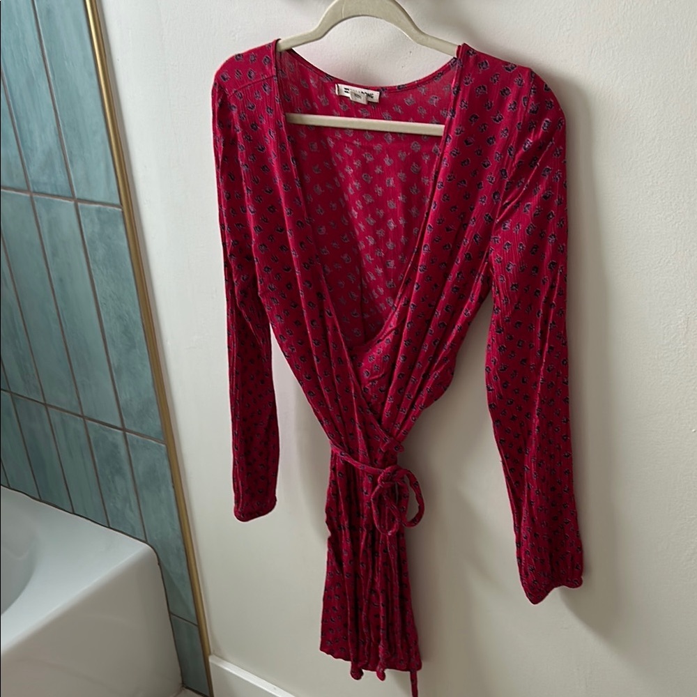 Billabong Red Wrap Dress